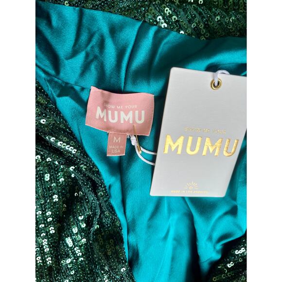 Show Me Your Mumu Dance Blazer Green Size Medium - Picture 4 of 4